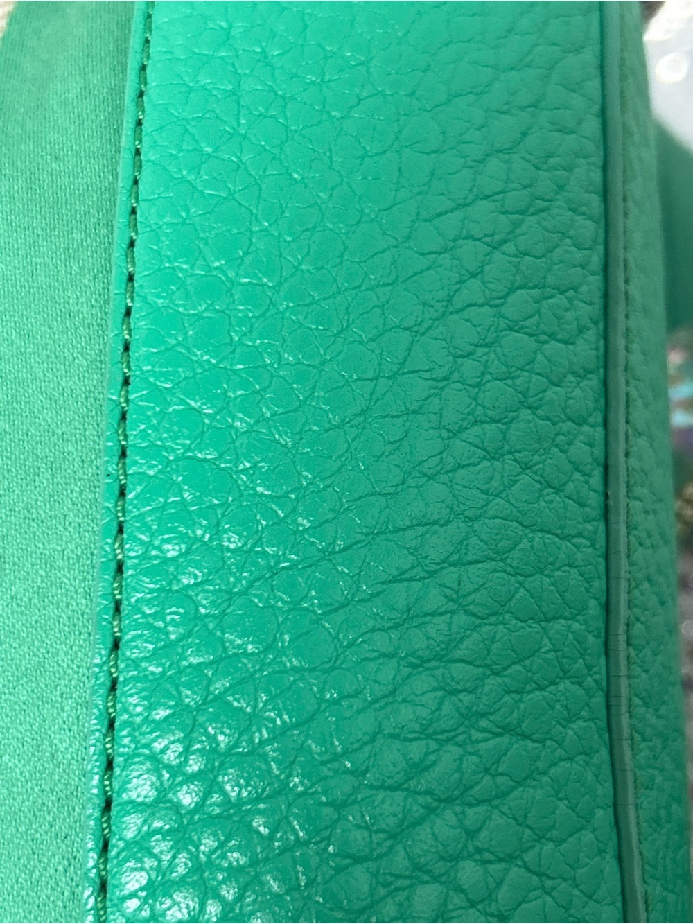 kate spade Storybook Lining Teal and Cream Stripe Crossbody Approx. 10 x 6.5 x 3 - Picture 9 of 17